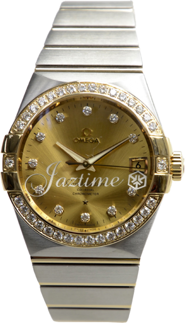 Omega 123.25.38.21.58.001 Constellation Co-Axial 38mm Men's Automatic Champagne