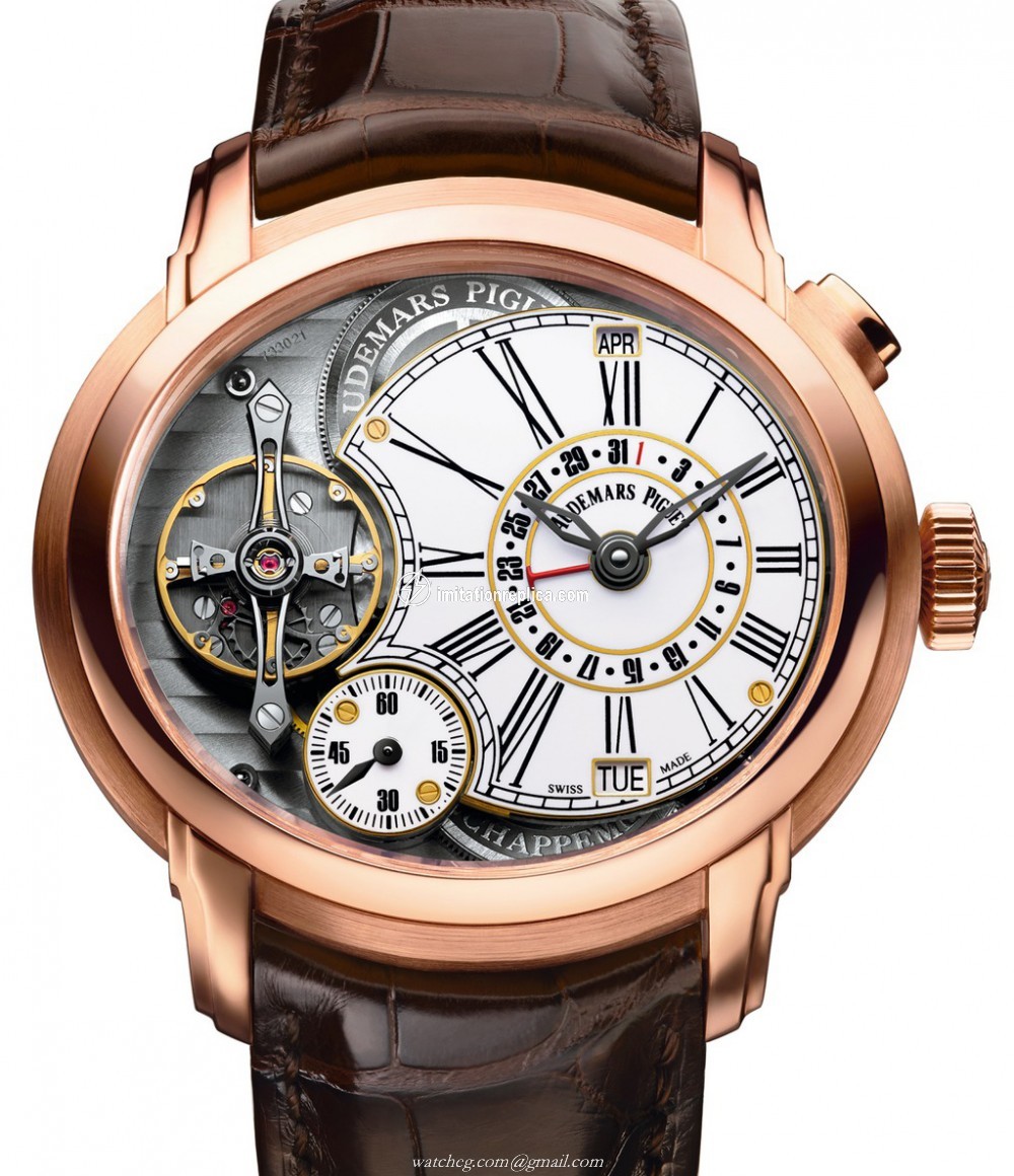 Audemars Piguet 26149OR.OO.D803CR.01 Millenary Quadriennium Men's Manual-Wind White