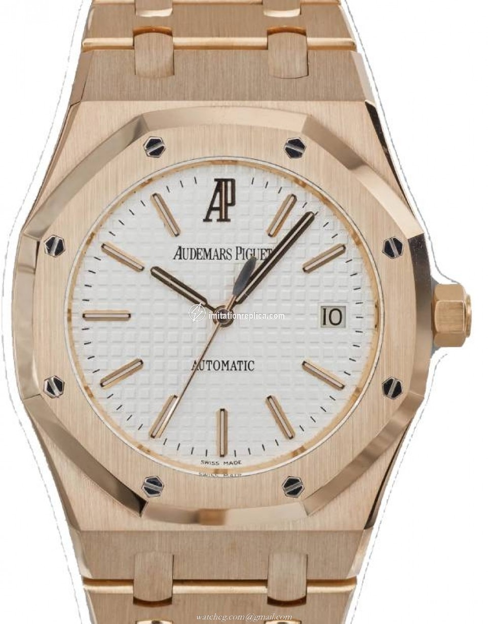 Audemars Piguet 15300OR.OO.D002CR.02B Royal Oak Men's Automatic White