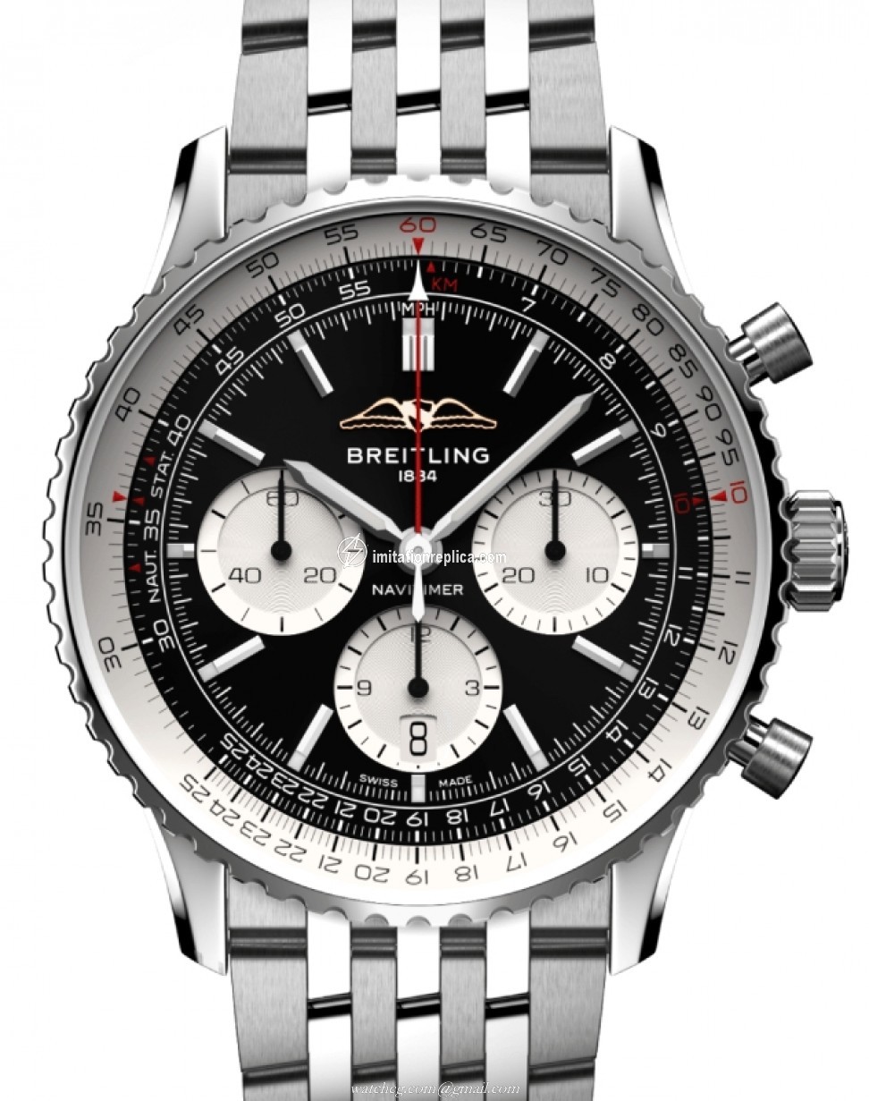 Breitling AB0138211B1A1 Navitimer Men's Automatic Black