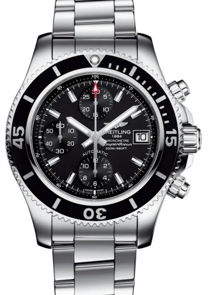 Breitling A13311C9BF98 Superocean Chronograph 42 Men's Automatic Black