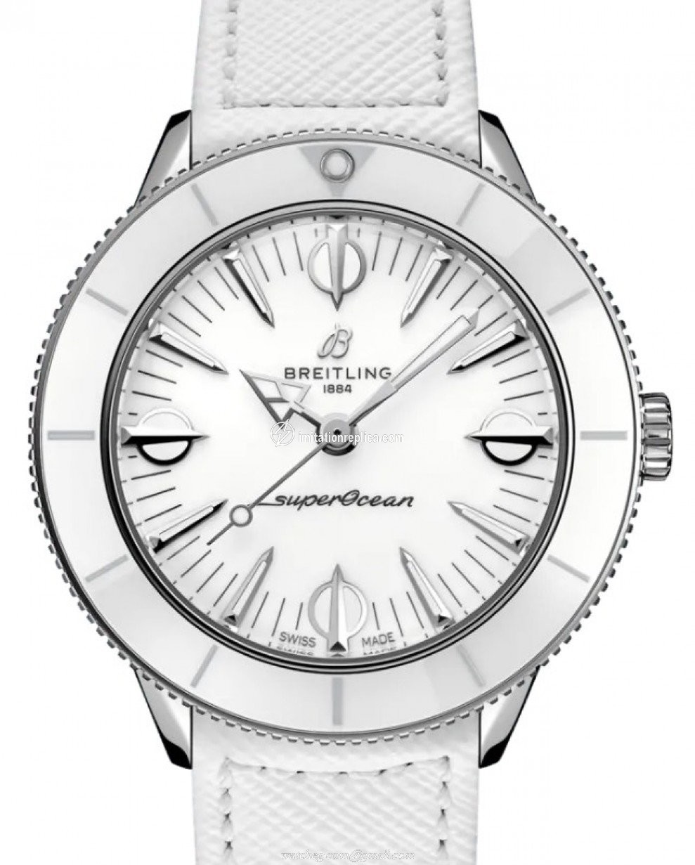 Breitling A10340A71A1X1 Superocean Heritage Ladies Automatic White
