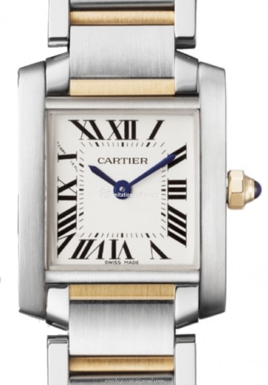 Cartier W51007Q4 Tank Francaise Ladies Quartz Silver