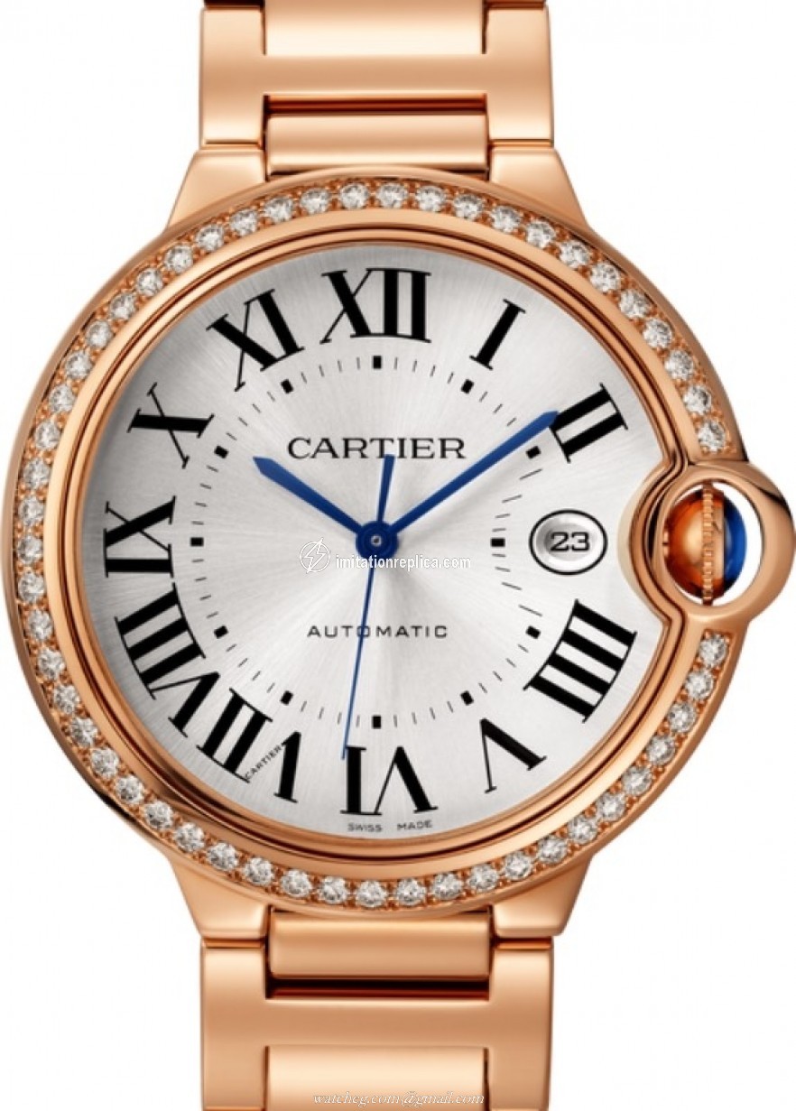 Cartier WJBB0038 Ballon Bleu De Cartier Ladies Automatic Silver