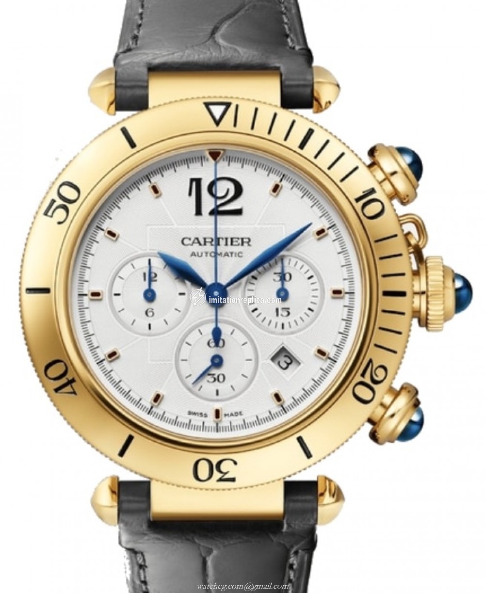 Cartier WGPA0017 Pasha De Cartier Men's Automatic Silver