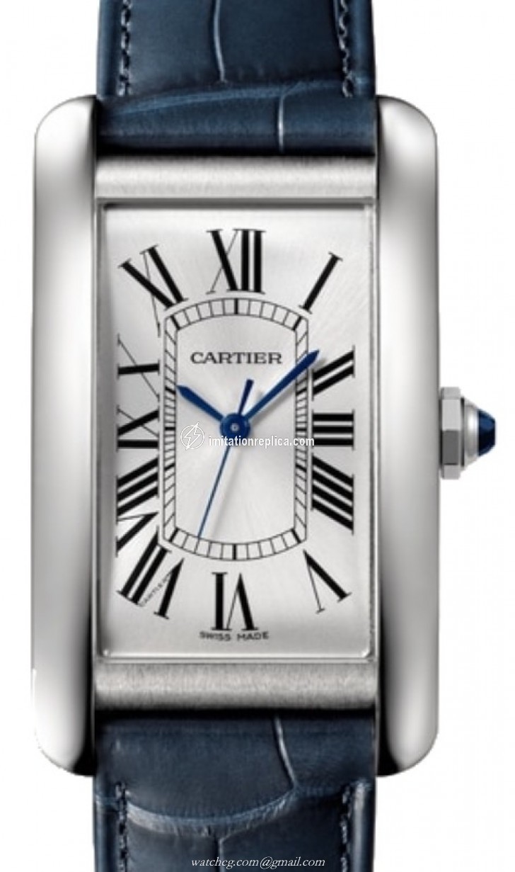 Cartier WSTA0045 Tank Amricaine Men's Automatic Silver