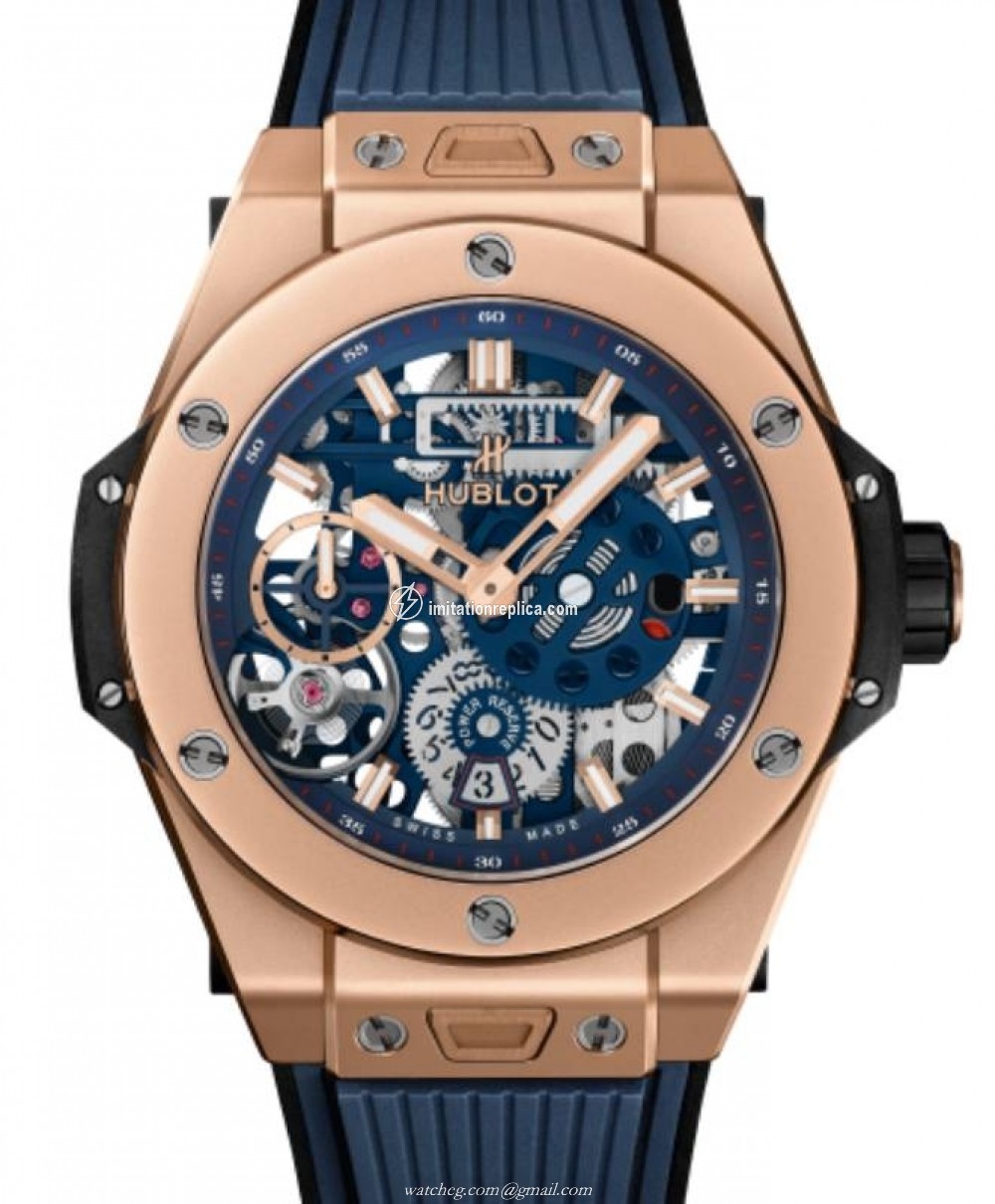 Hublot 414.OI.5123.RX Big Bang MECA-10 Men's Manual-Wind Blue