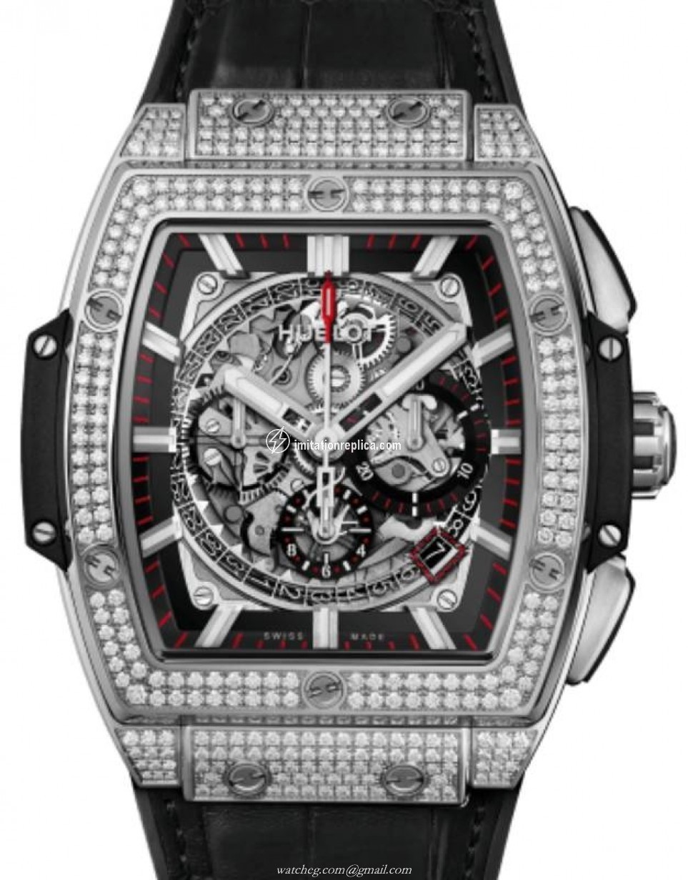 Hublot 601.NX.0173.LR.1704 Shaped Spirit of Big Bang Men's Automatic Skeleton
