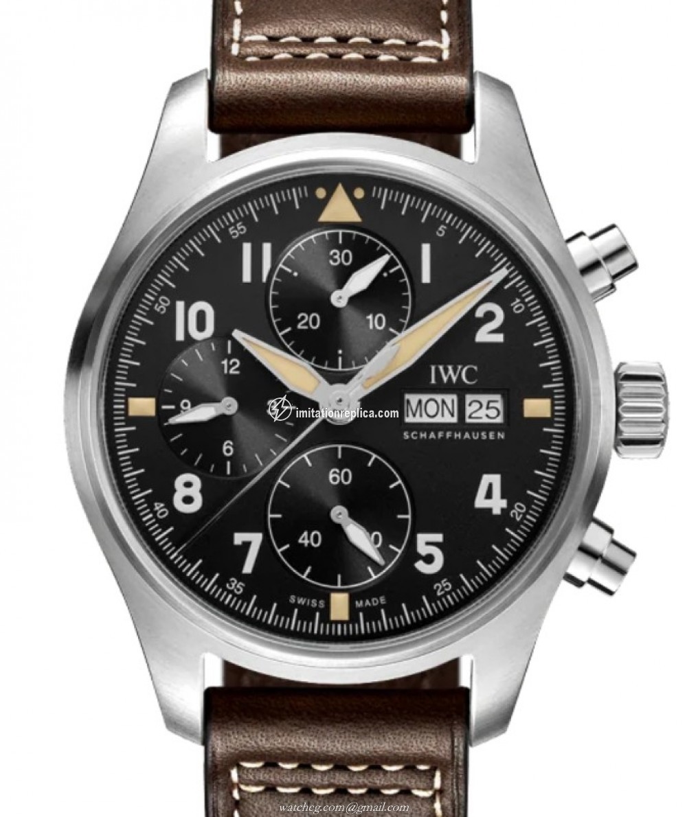 IWC IW387903 Pilot's Watch Men's Automatic Black