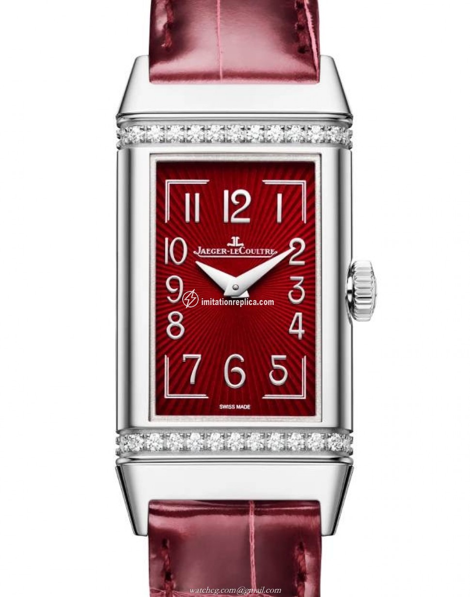 Jaeger LeCoultre Q3288560 Reverso Men's Quartz Burgundy