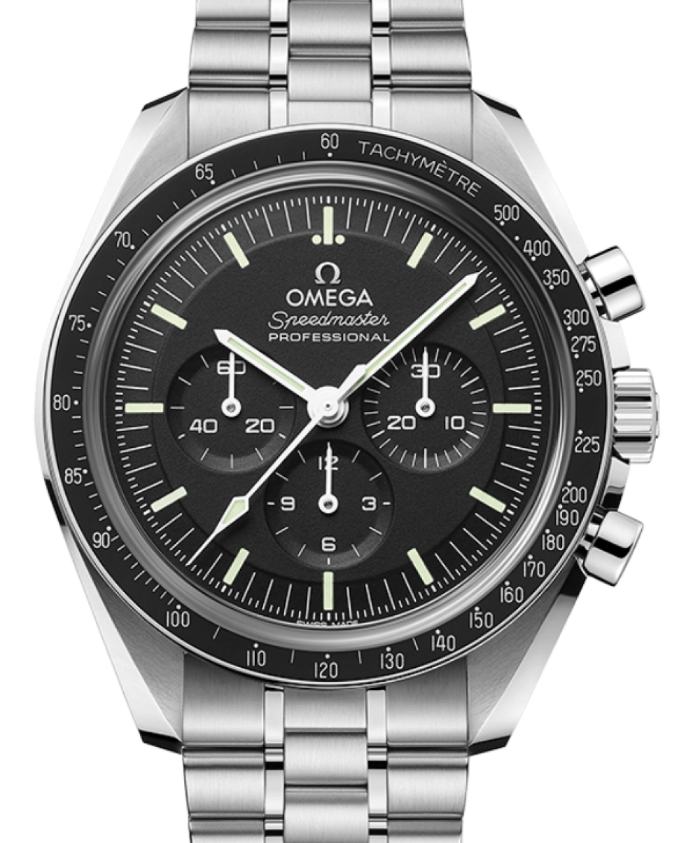 Omega 310.30.42.50.01.002 Speedmaster Moonwatch Professional Men's Manual-Wind Black
