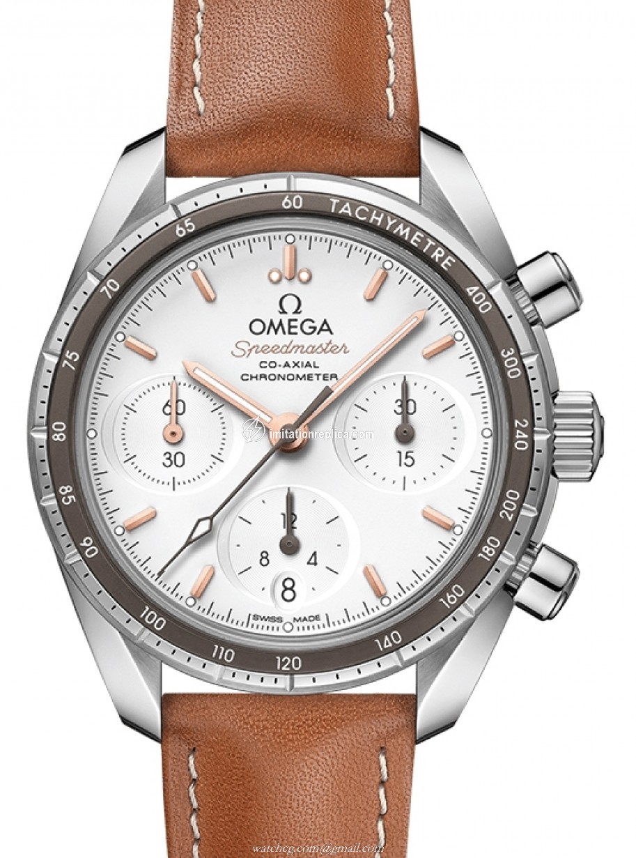 Omega 324.32.38.50.02.001 Speedmaster 38 Men's Automatic Silver