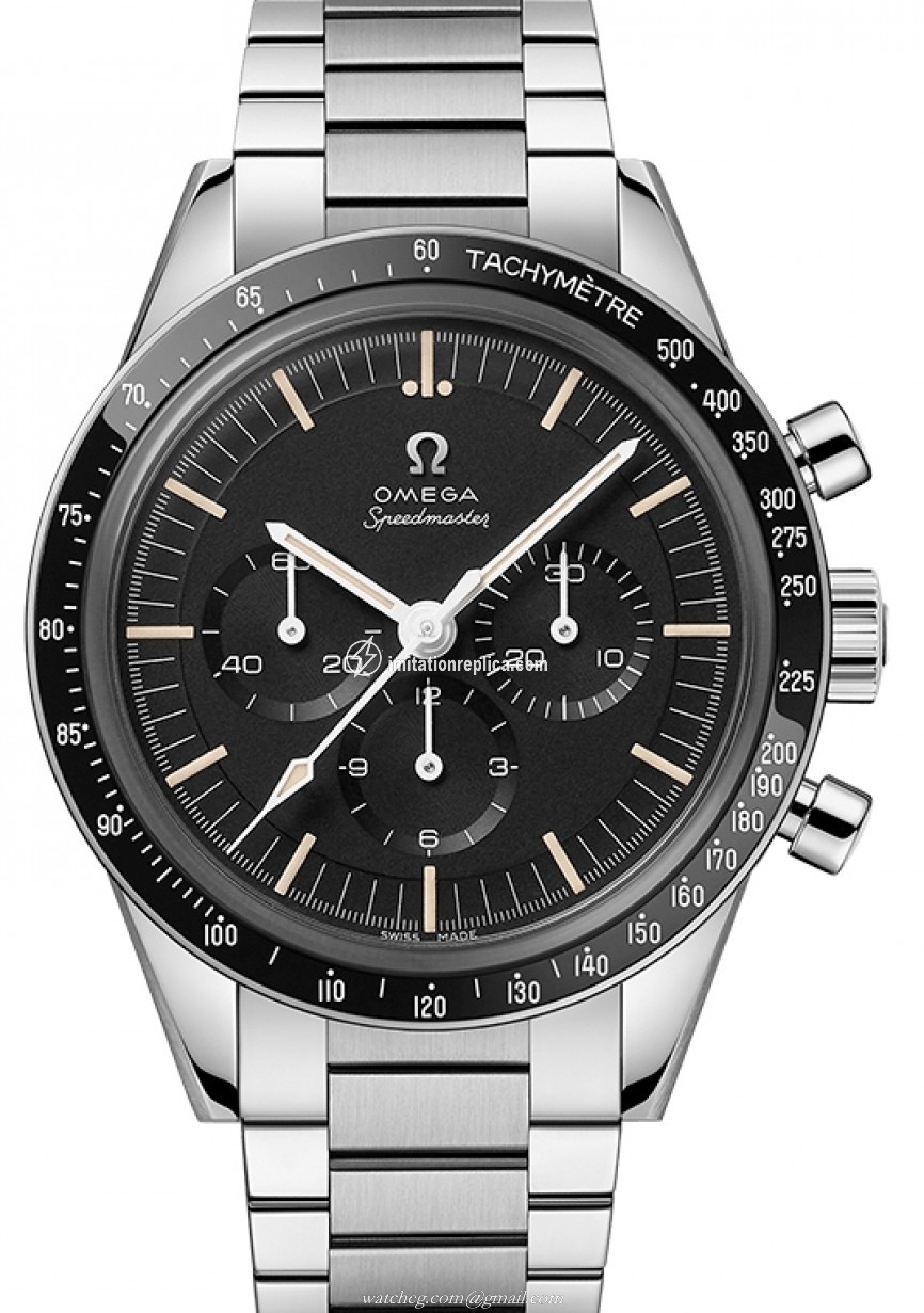 Omega 311.30.40.30.01.001 Speedmaster Calibre 321 Men's Manual-Wind Black