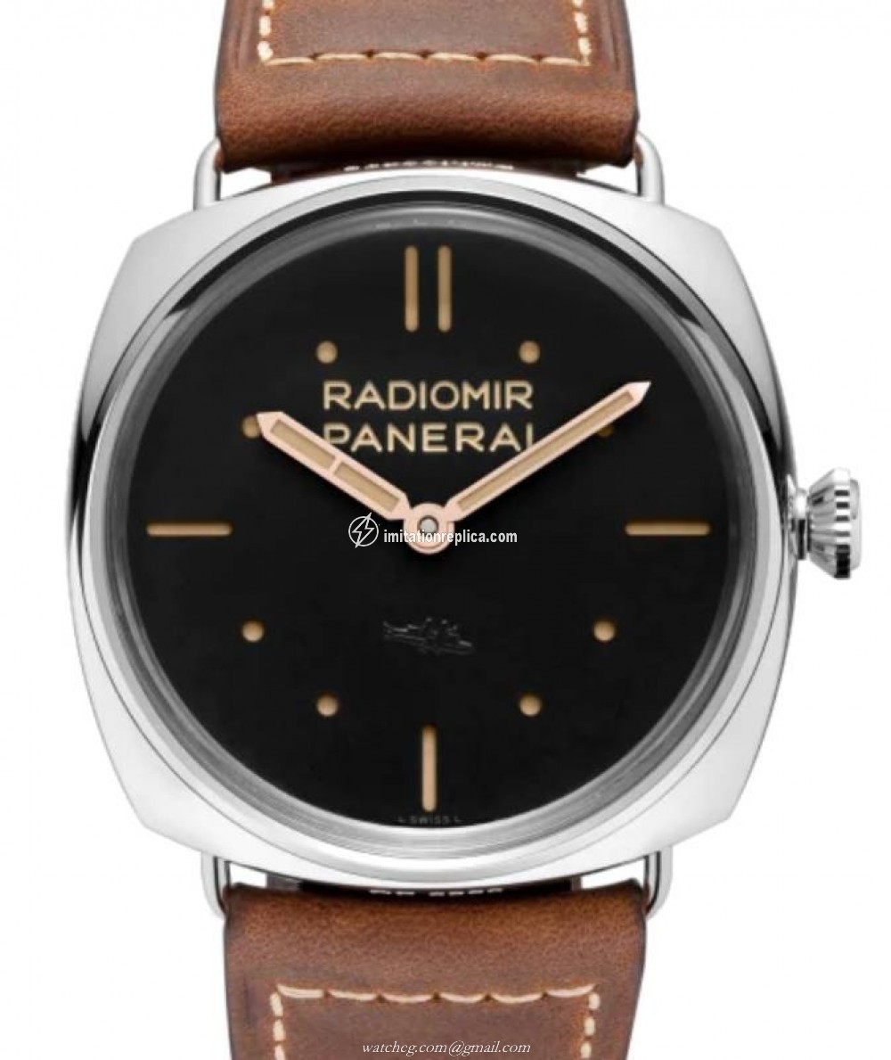 Panerai PAM00425 Radiomir S.L.C. Men's Manual-Wind Black